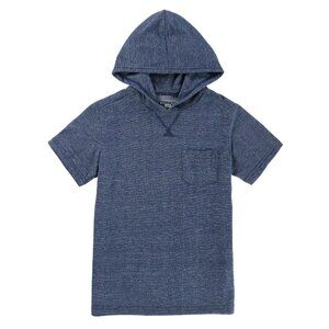 Boys Knit Short Sleeve Shirt with Hood Size S